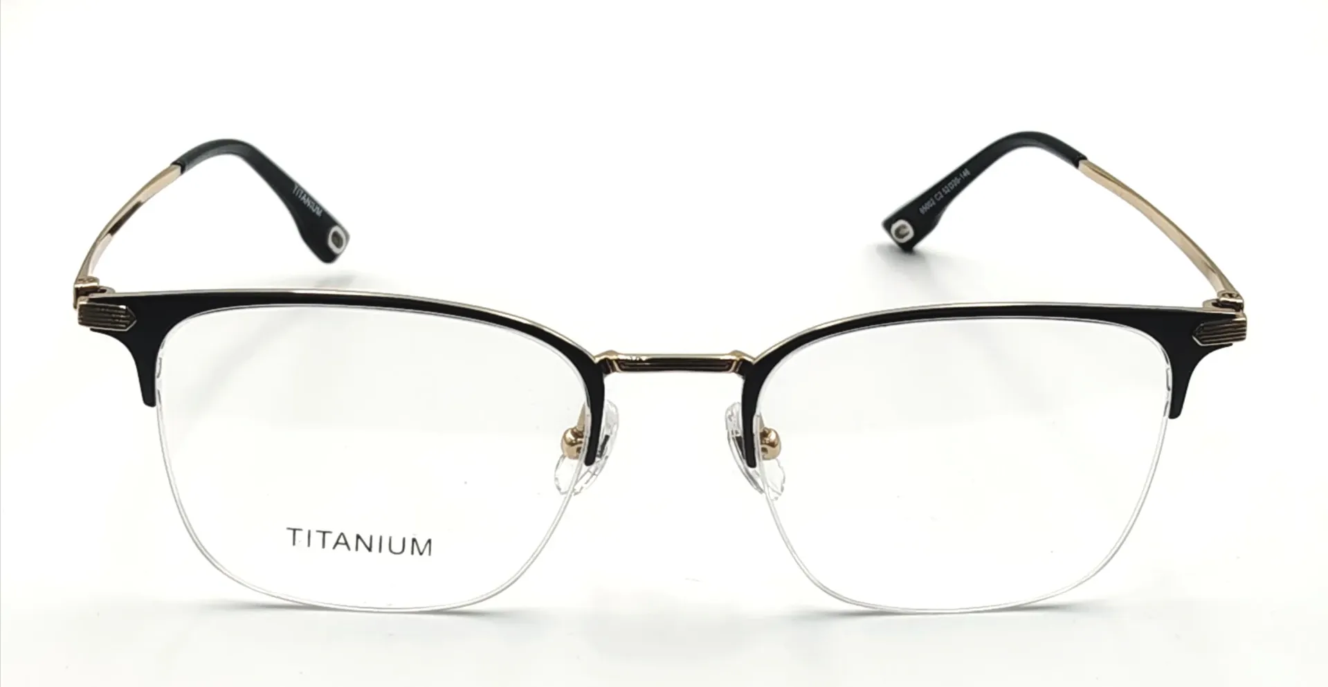 IP TETANUM-65002 / نظارة طبية-نصف-معدن-للجنسين