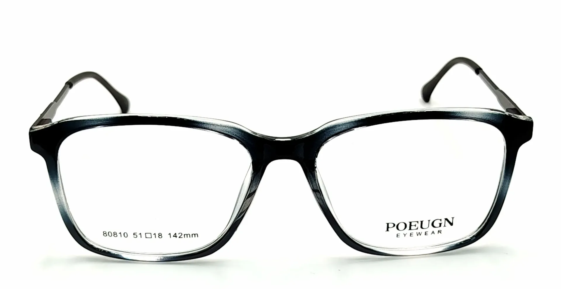 POEUGN-80810 / نظارة طبية-كامل-بلاستيك-للجنسين