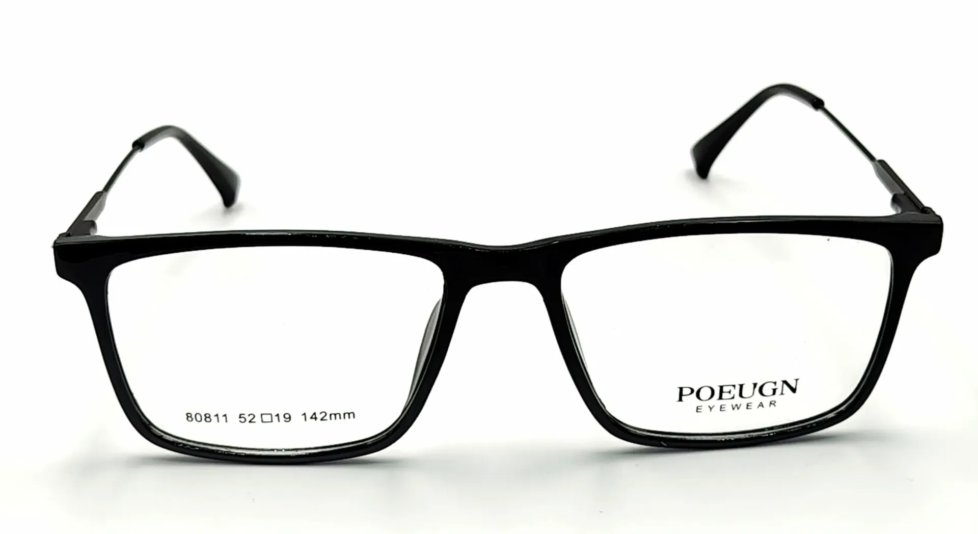 POEUGN-80811 / نظارات طبية-كامل-بلاستيكي-رجال