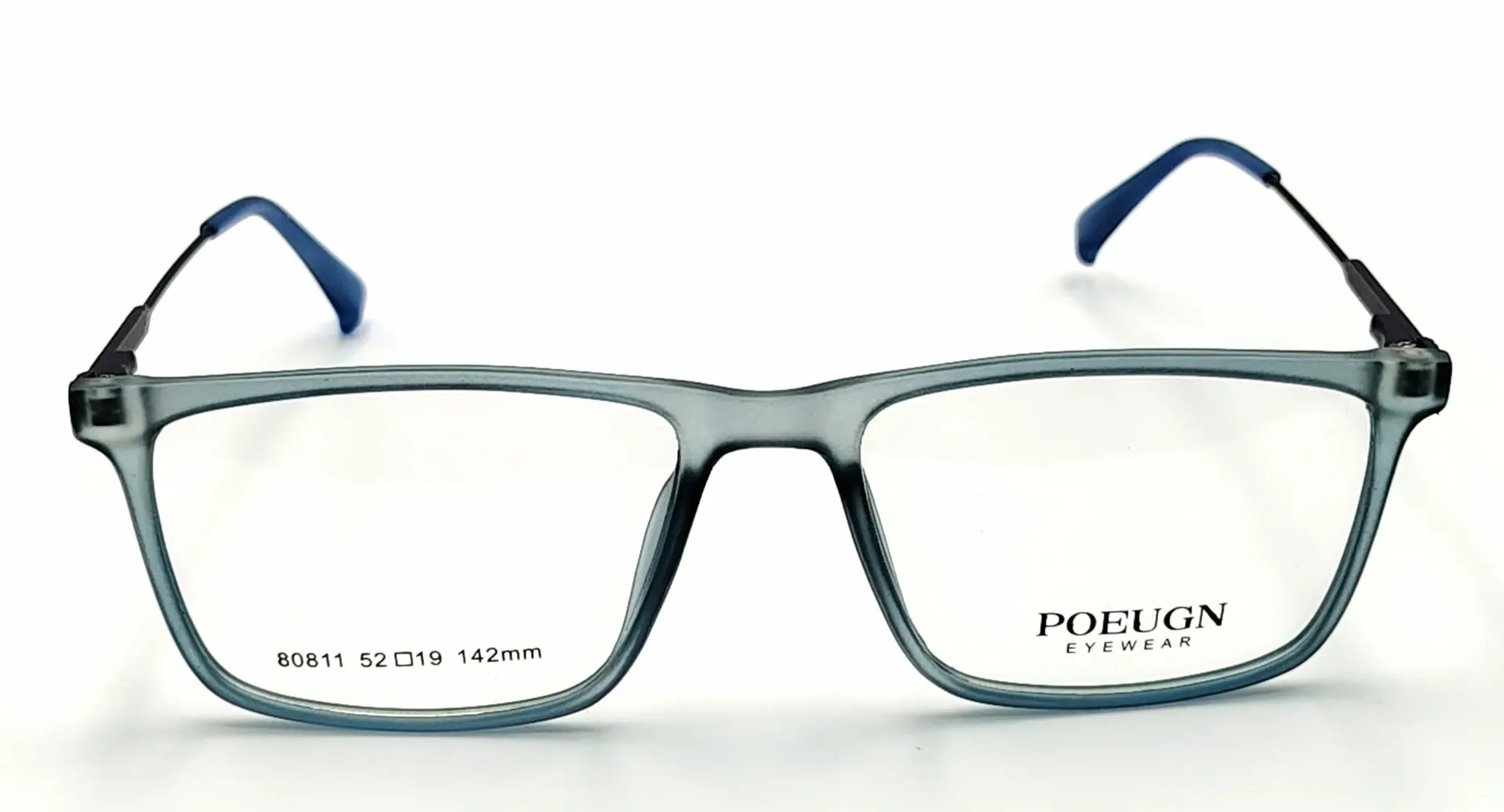 POEUGN-80811 / نظارات طبية-كامل-بلاستيكي-رجال