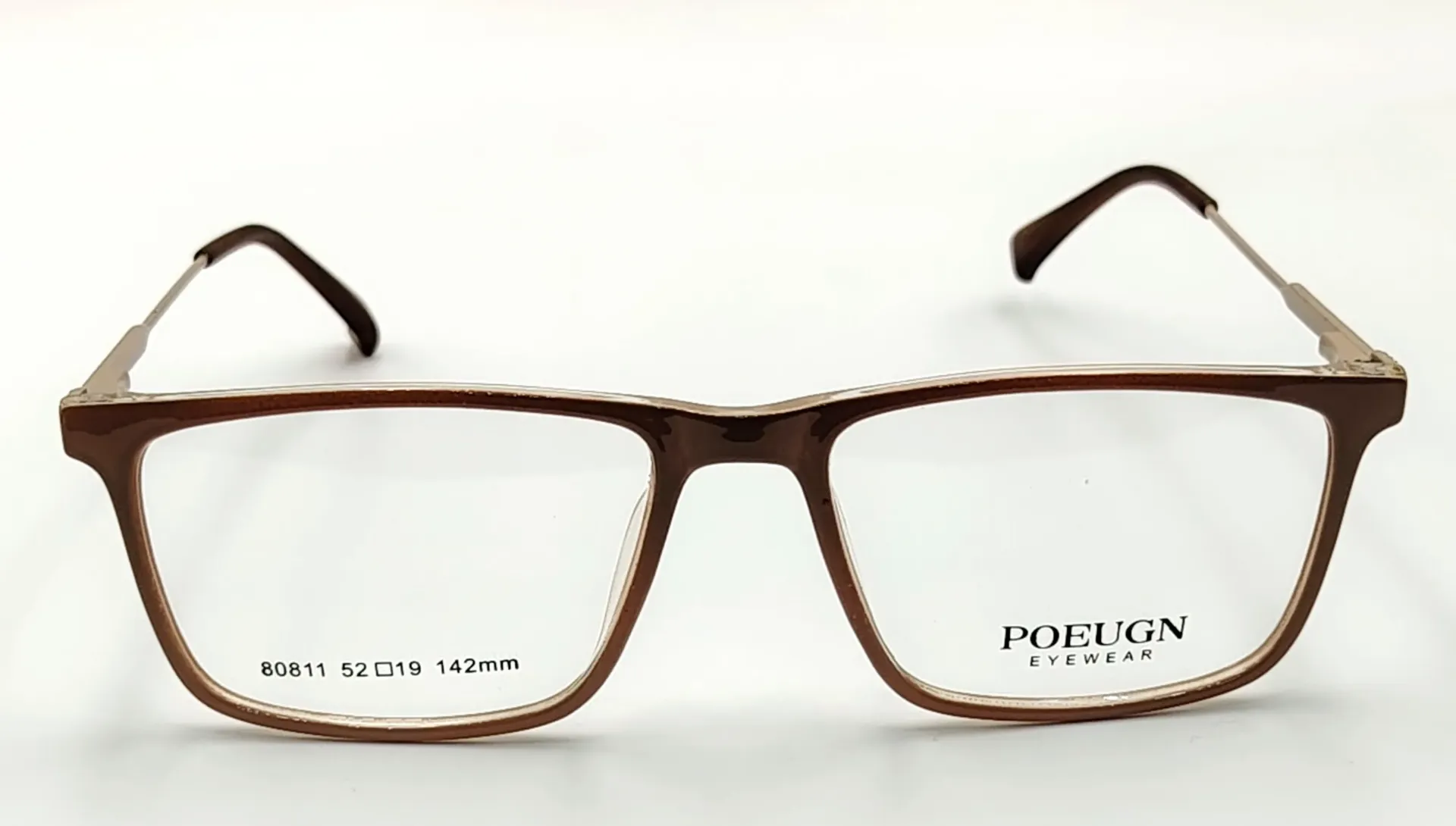 POEUGN-80811 / نظارات طبية-كامل-بلاستيكي-رجال