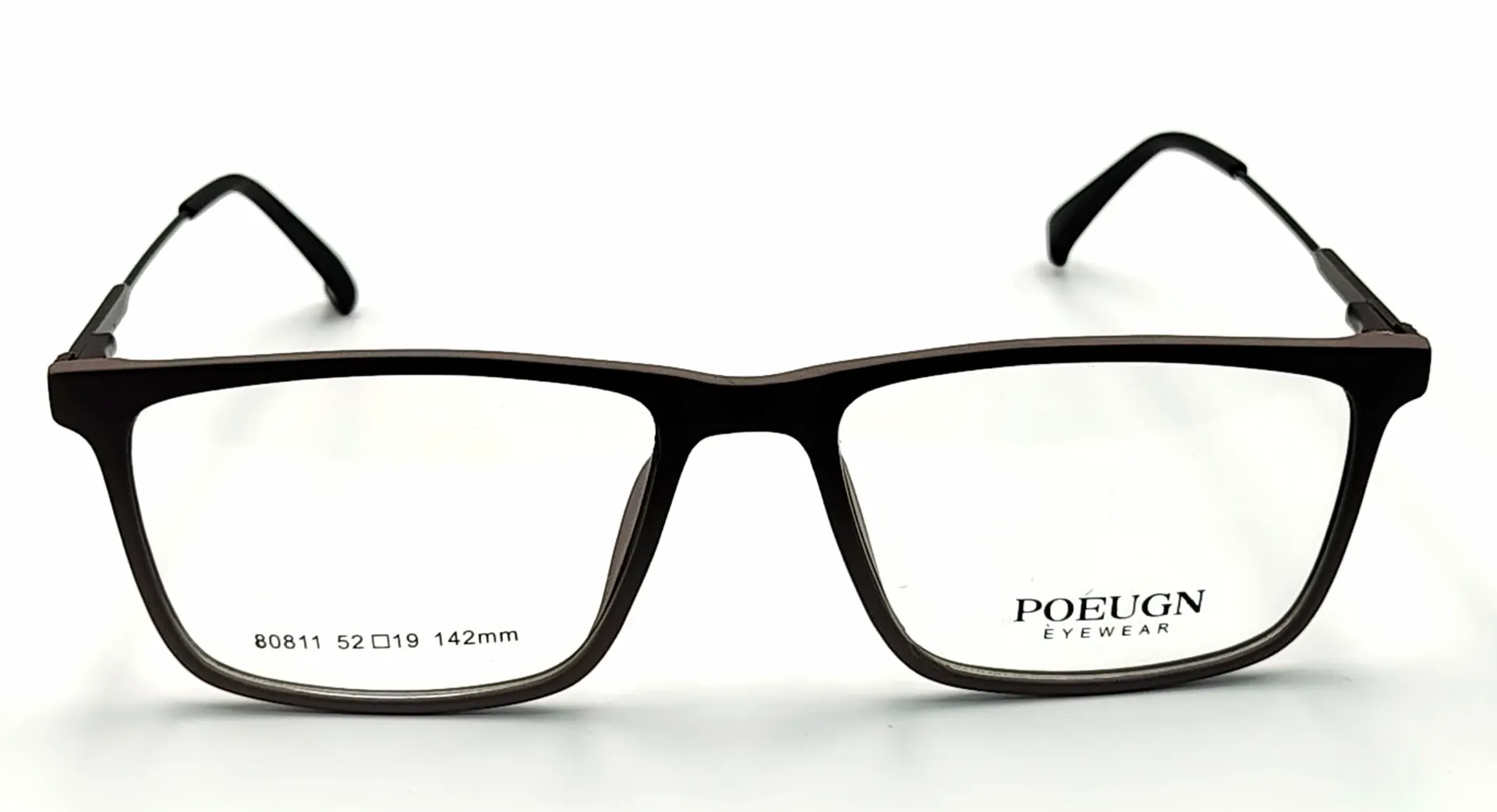 POEUGN-80811 / نظارات طبية-كامل-بلاستيكي-رجال