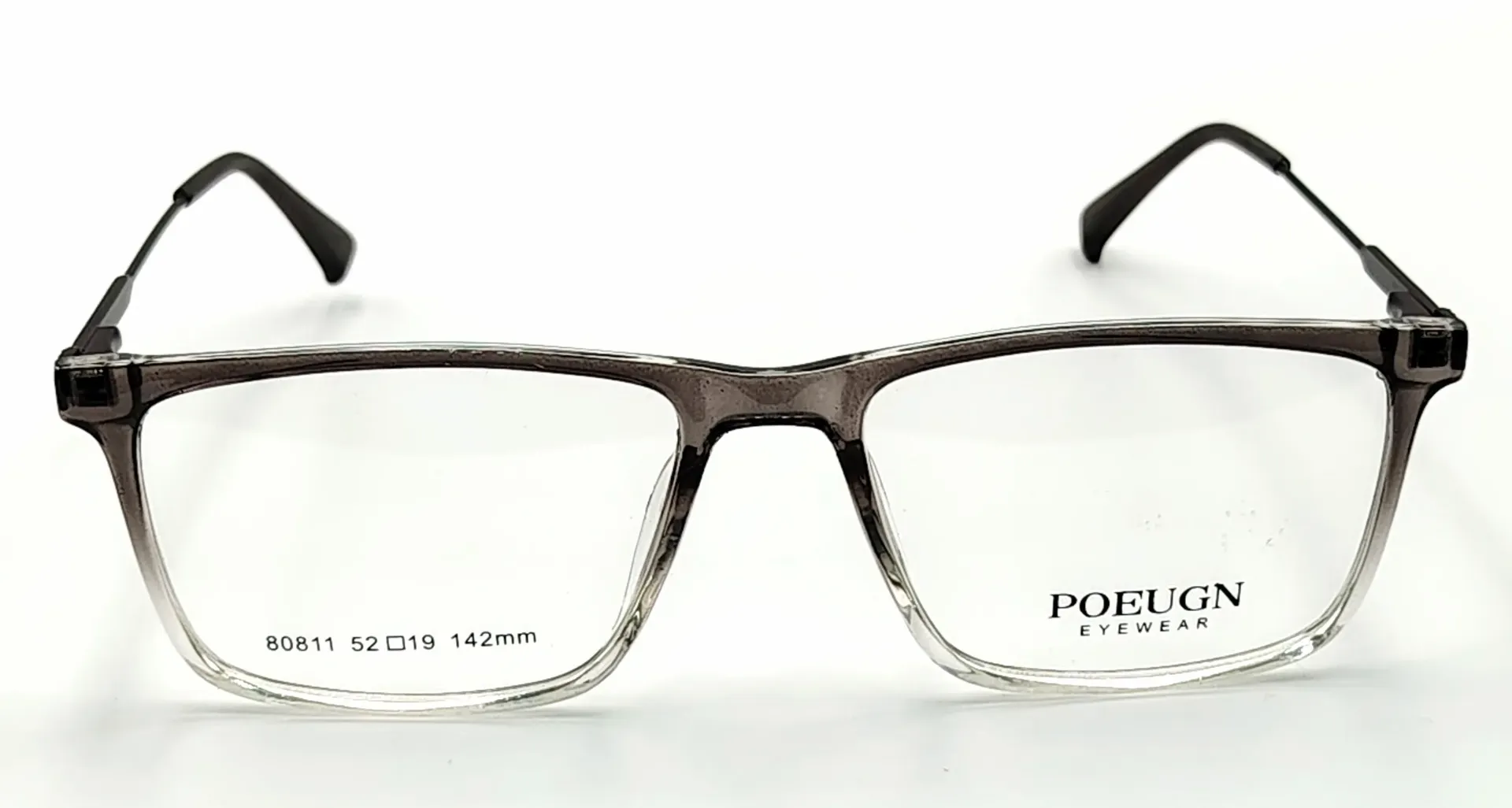 POEUGN-80811 / نظارات طبية-كامل-بلاستيكي-رجال