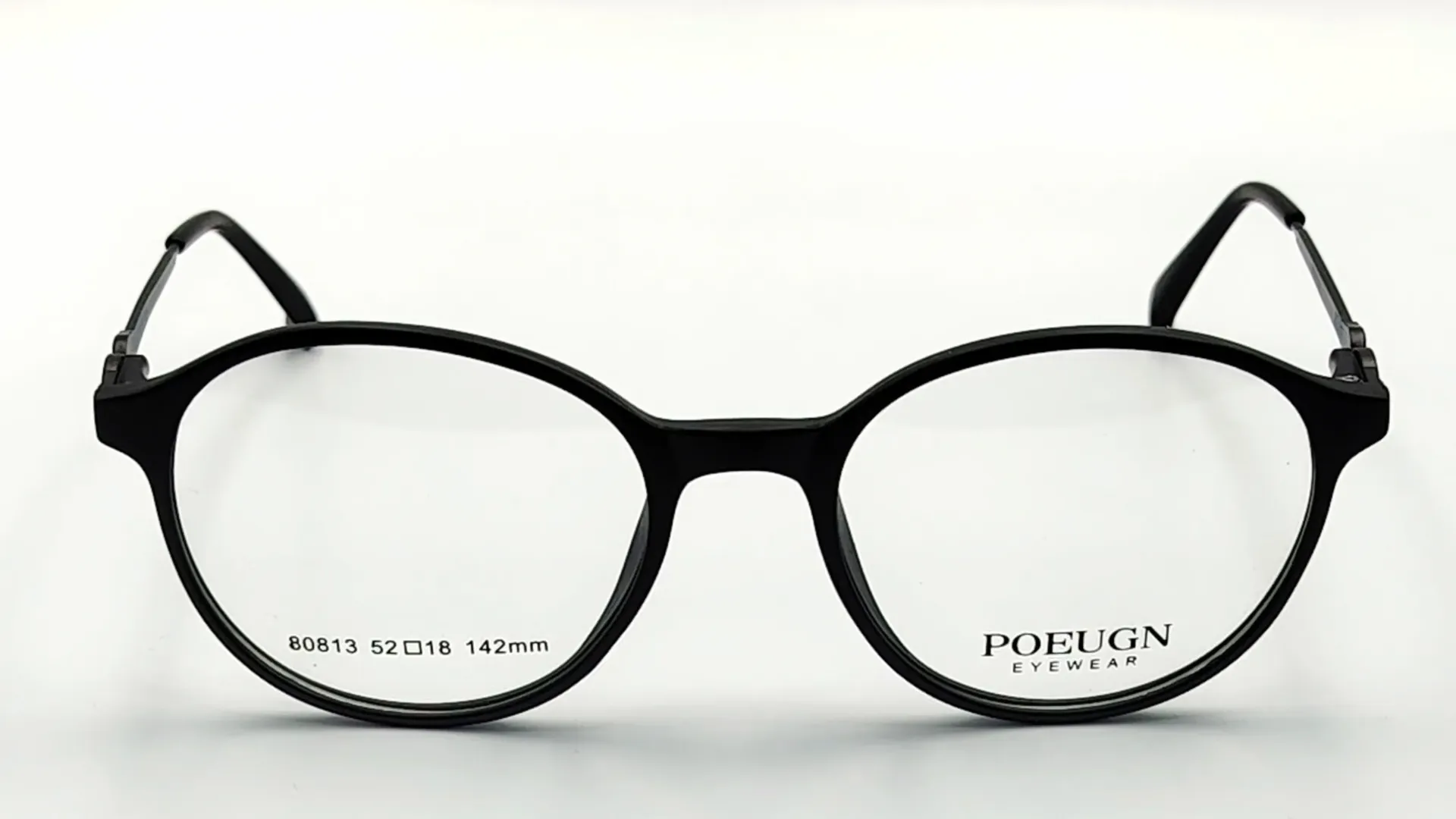 [POEUGN-80813-BLACK-O-F-P-W] POEUGN-80813 / Optical-FULL-Plastic-WOMEN (BLACK)