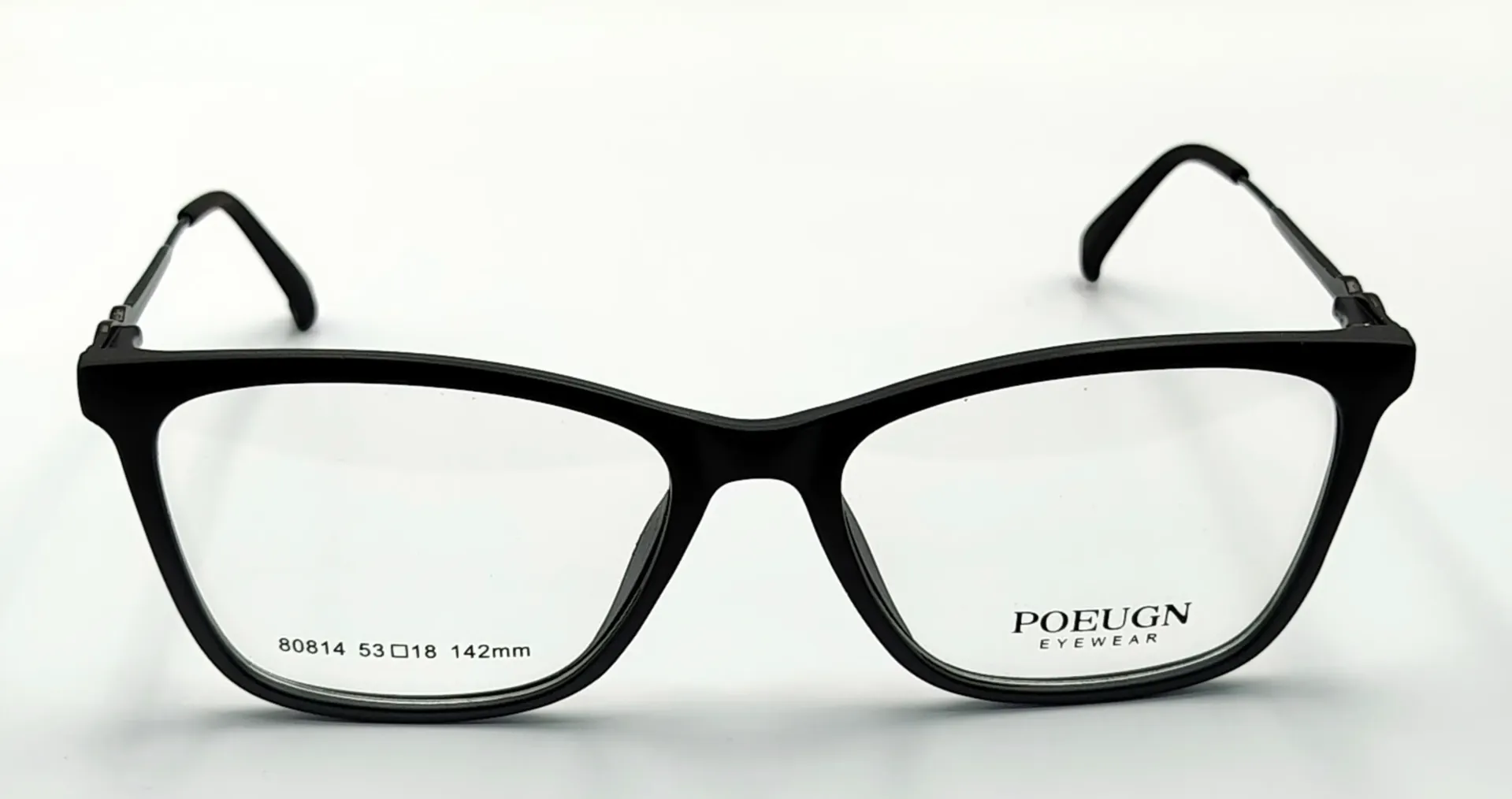 [POEUGN-80814-BLACK-O-F-P-W] POEUGN-80814 / Optical-FULL-Plastic-WOMEN (BLACK)