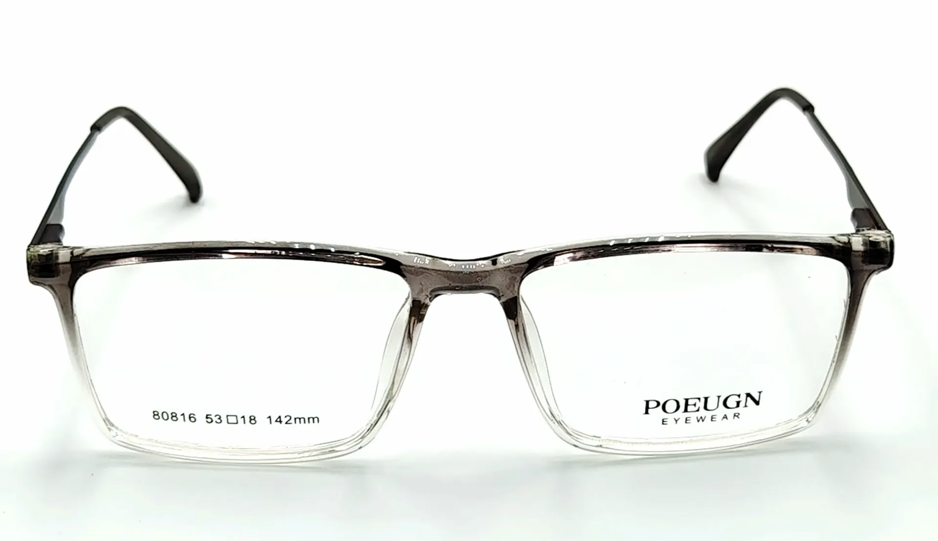 POEUGN-80816 / نظارات طبية-كامل-بلاستيكي-رجال