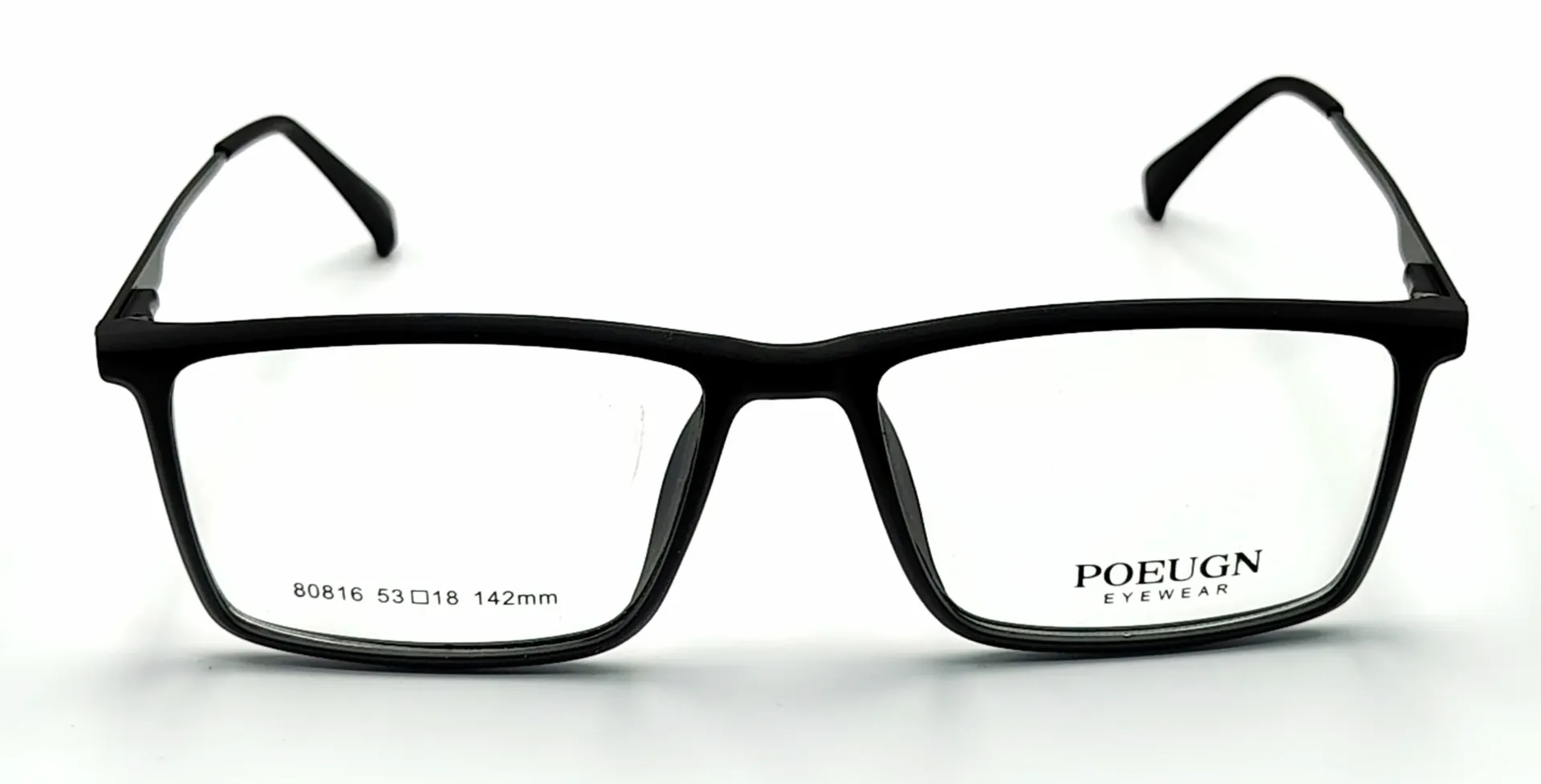 POEUGN-80816 / نظارات طبية-كامل-بلاستيكي-رجال