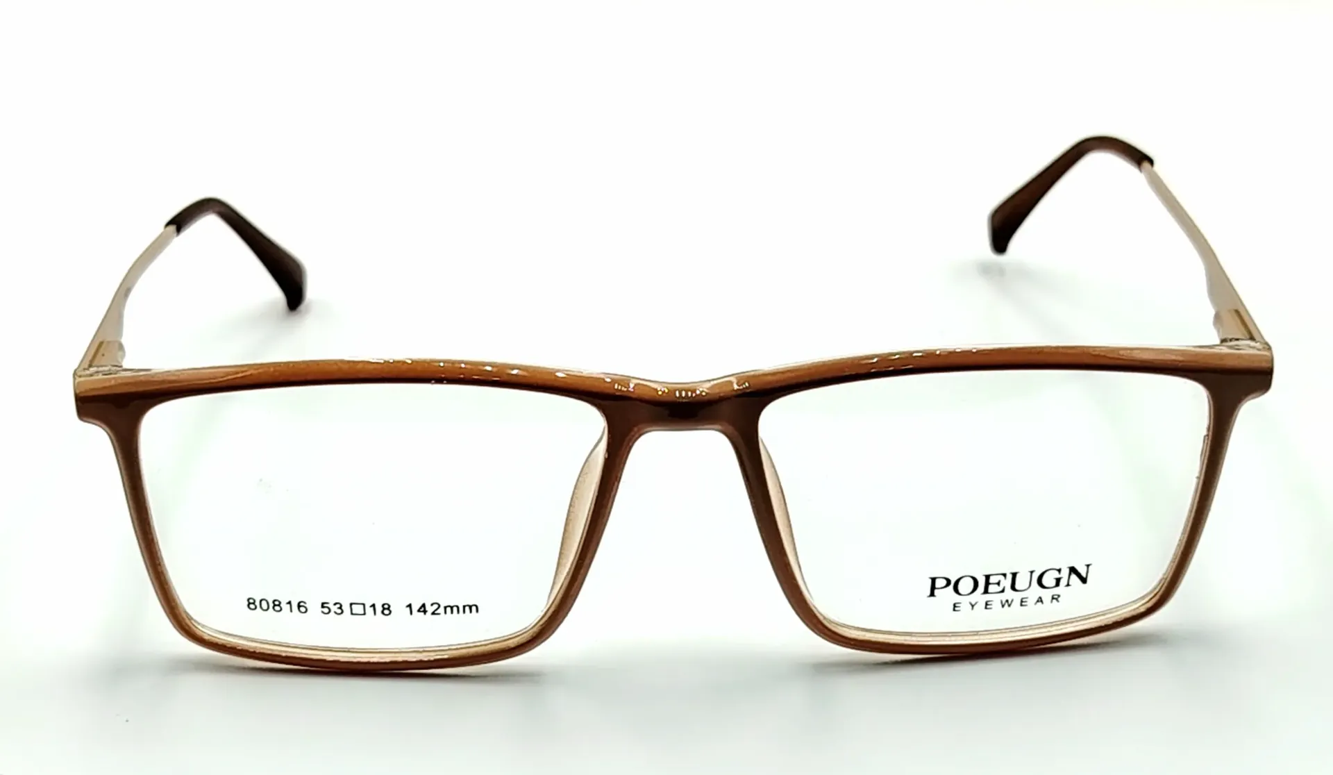 POEUGN-80816 / نظارات طبية-كامل-بلاستيكي-رجال