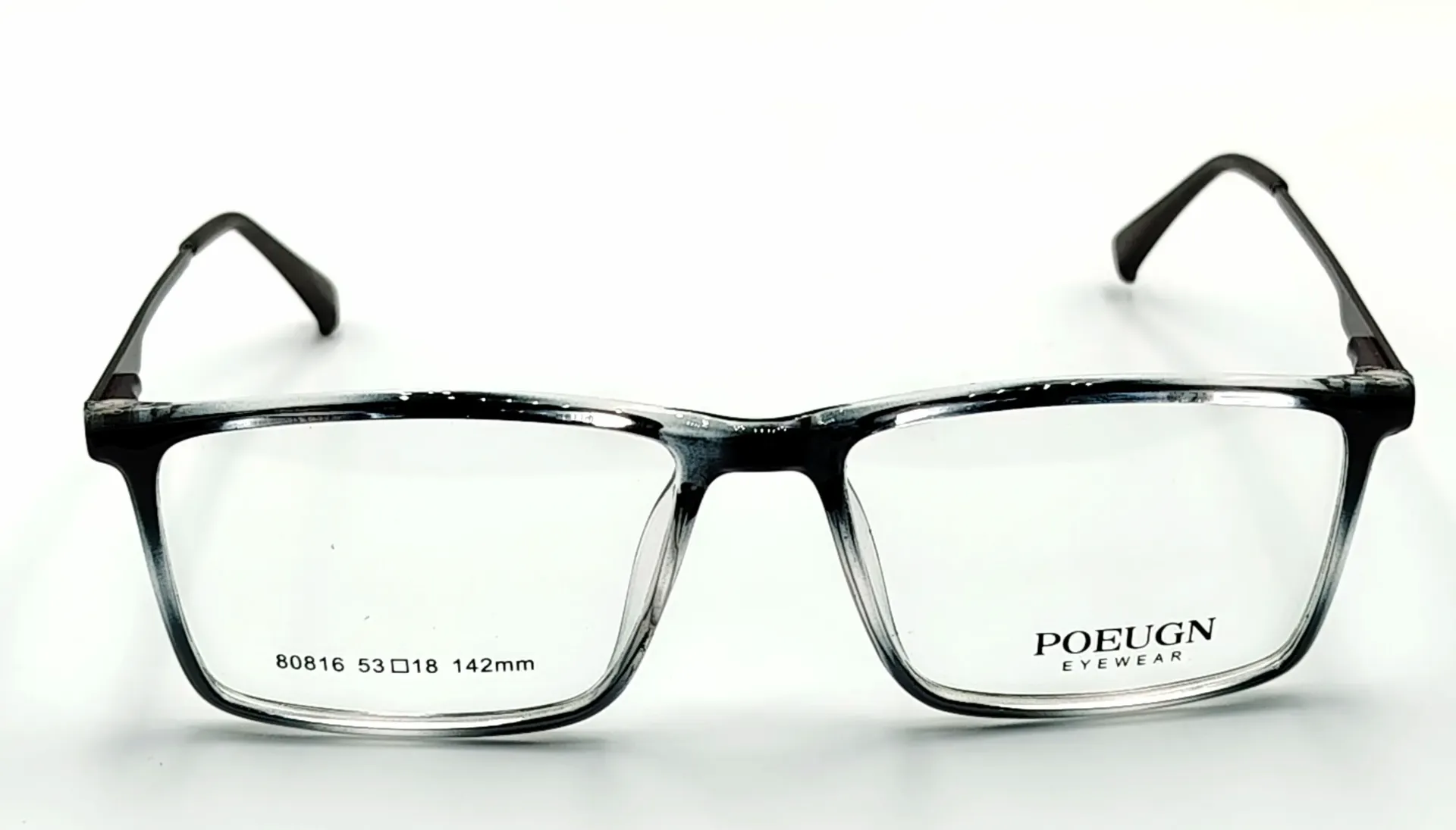 POEUGN-80816 / نظارات طبية-كامل-بلاستيكي-رجال