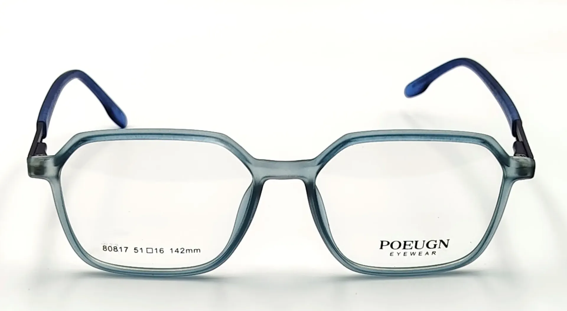 POEUGN-80817 / نظارة طبية-كامل-بلاستيك-للجنسين