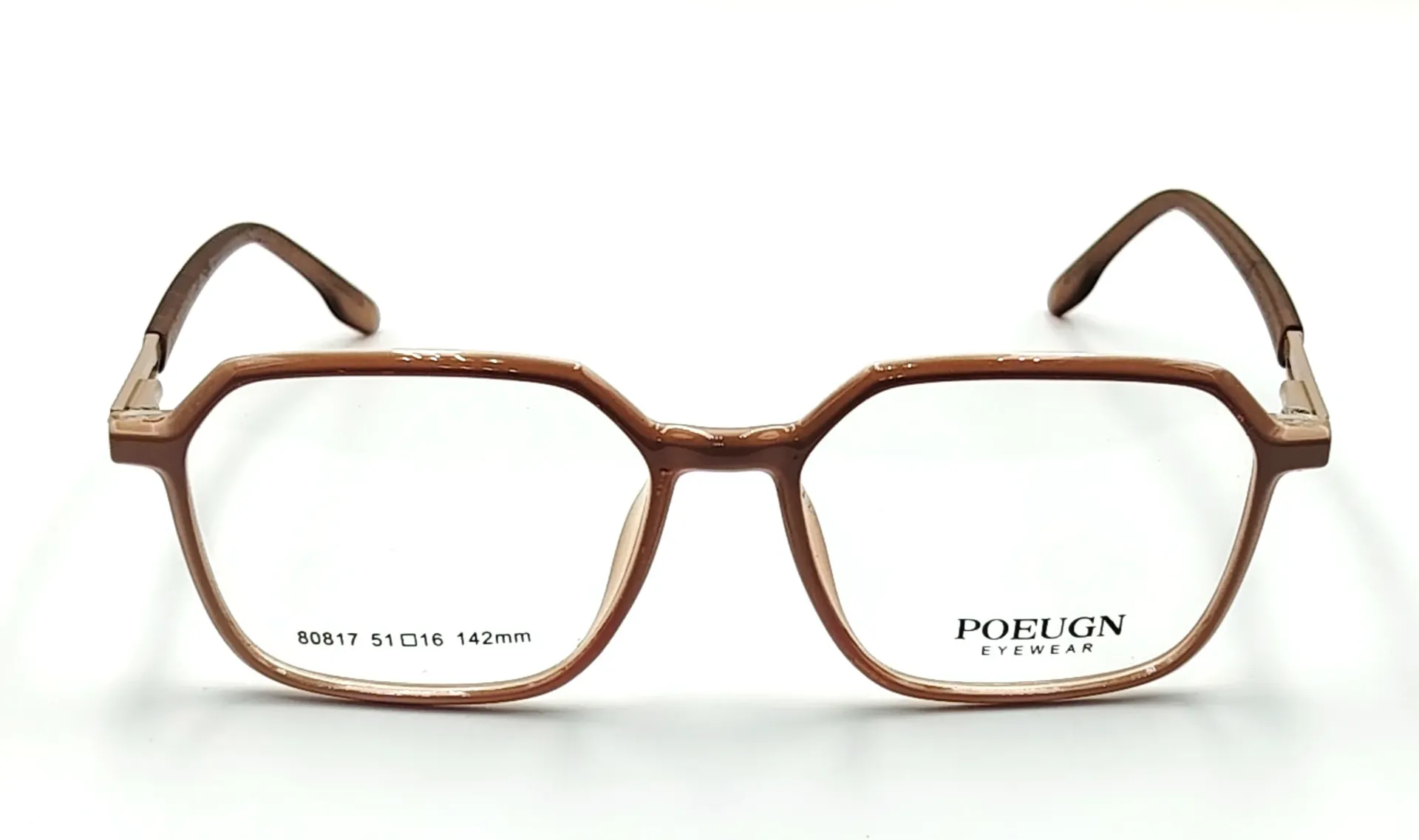 POEUGN-80817 / نظارة طبية-كامل-بلاستيك-للجنسين