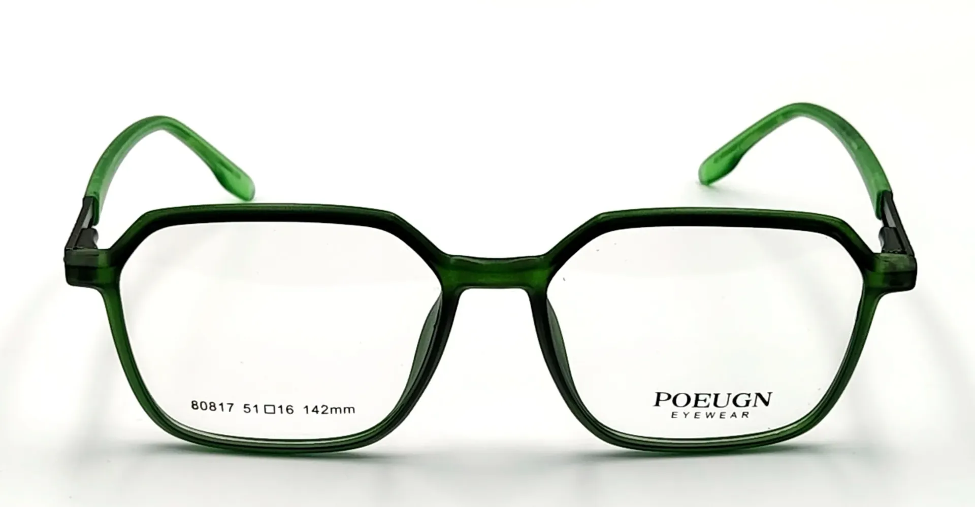POEUGN-80817 / نظارة طبية-كامل-بلاستيك-للجنسين