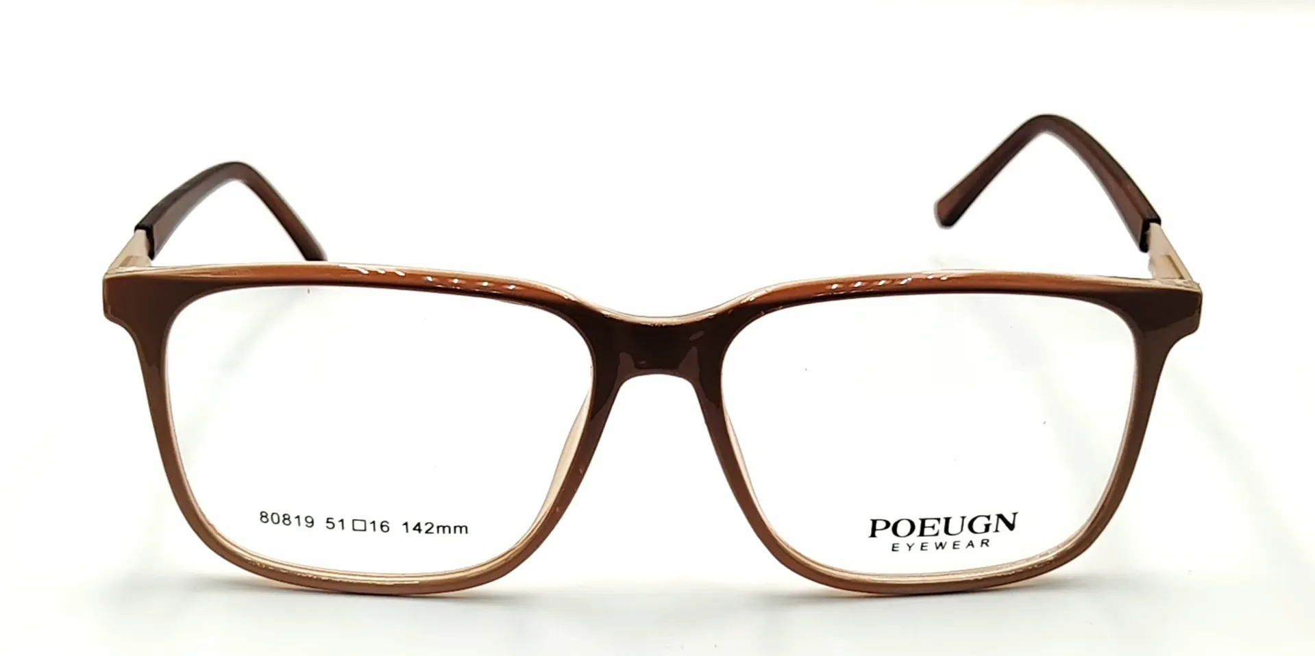 POEUGN-80819 / نظارة طبية-كامل-بلاستيك-للجنسين