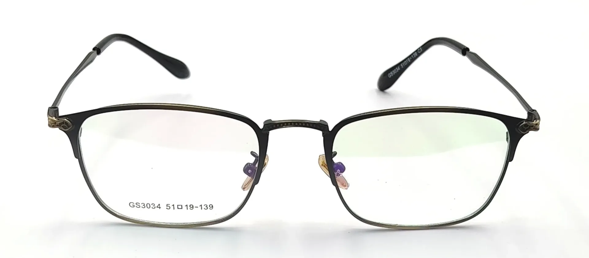 IQ-GS3034 / نظارات طبية-كامل-معدني-رجال