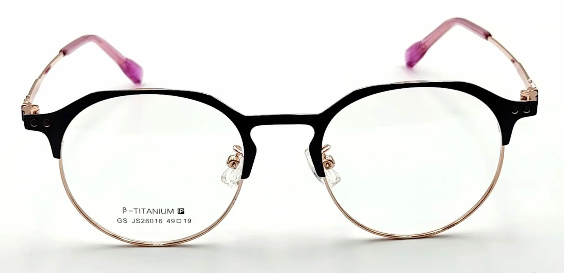 IQ-JS26016 / نظارة طبية-كامل-معدن-للجنسين