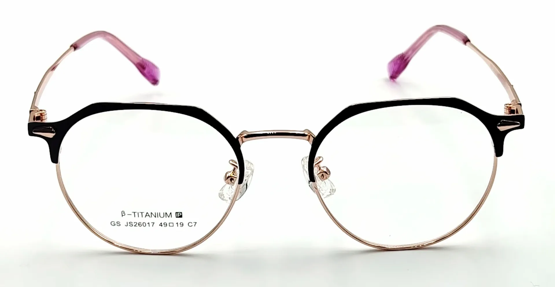 IQ-JS26017 / نظارة طبية-كامل-معدن-للجنسين