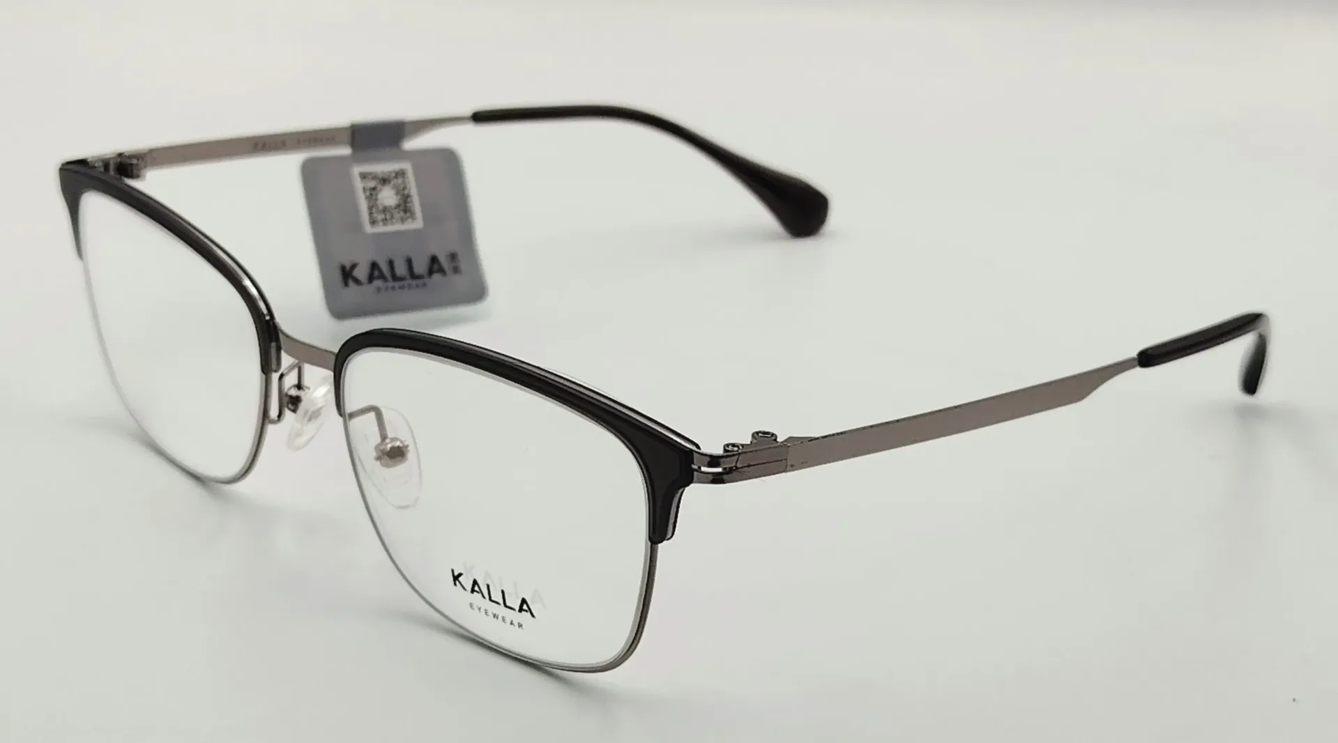 KALLA-KC8213 / نظارات طبية-كامل-معدني-رجال
