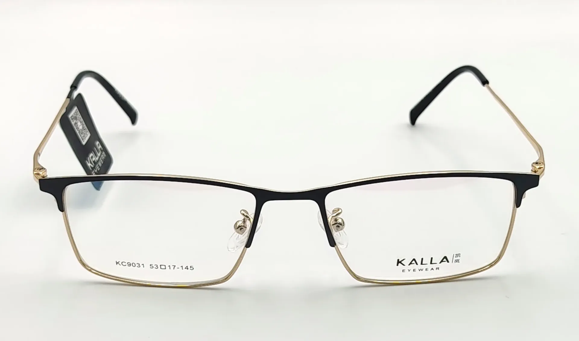 KALLA-KC9031 / نظارات طبية-كامل-معدني-رجال