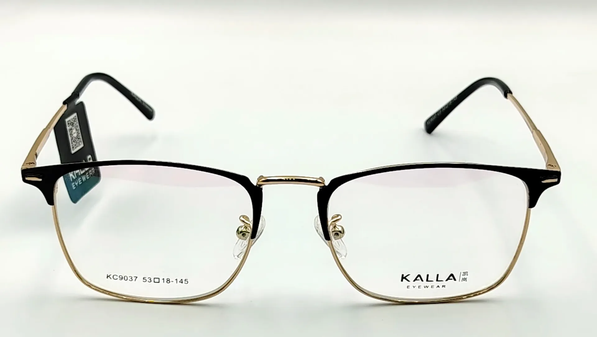 KALLA-KC9037 / نظارة طبية-كامل-معدن-للجنسين