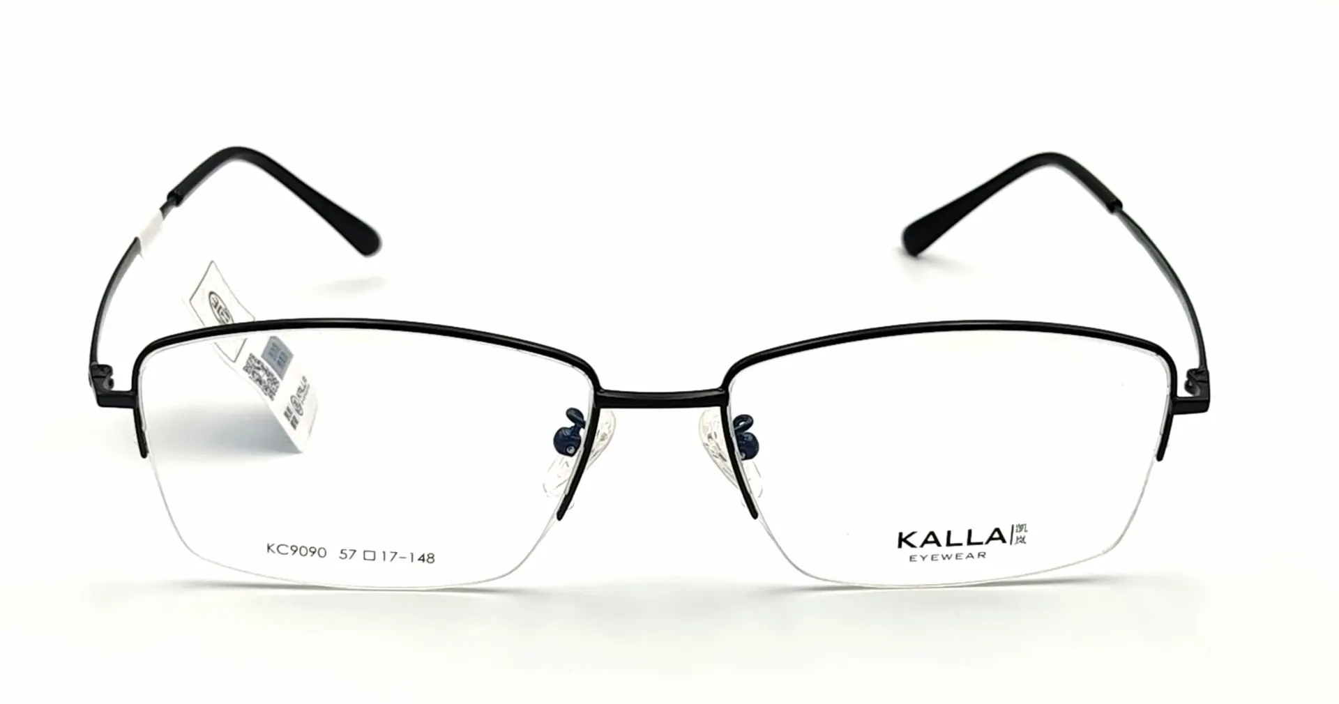 KALLA-KC9090 / نظارات طبية-نصف-معدني-رجال