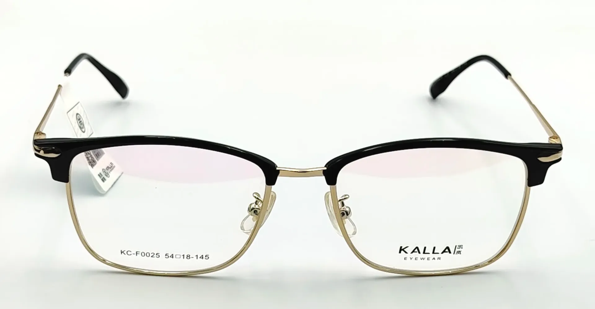 KALLA-KCF0025 / نظارات طبية-كامل-معدني-رجال