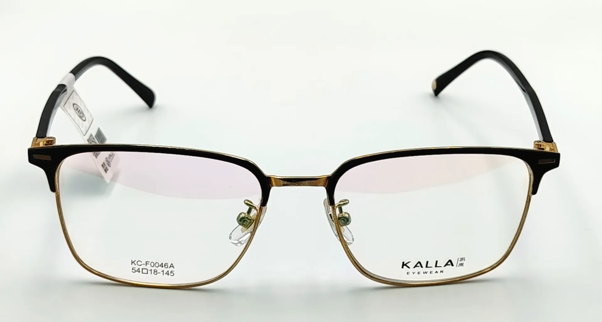 [KALLA-KCF0046a-C1-O-F-M-M] KALLA-KCF0046a / نظارات طبية-كامل-معدني-رجال (C1)
