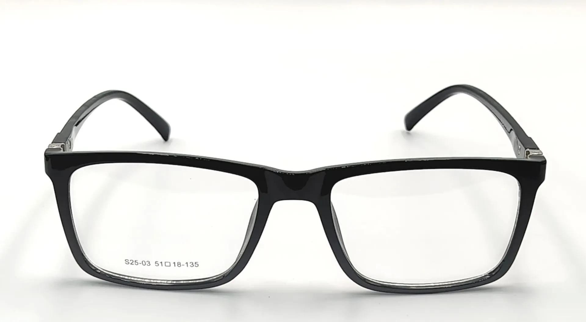 [IQ-S25-03-BLACK-O-F-P-M] IQ-S25-03 / Optical-FULL-Plastic-MEN (BLACK)