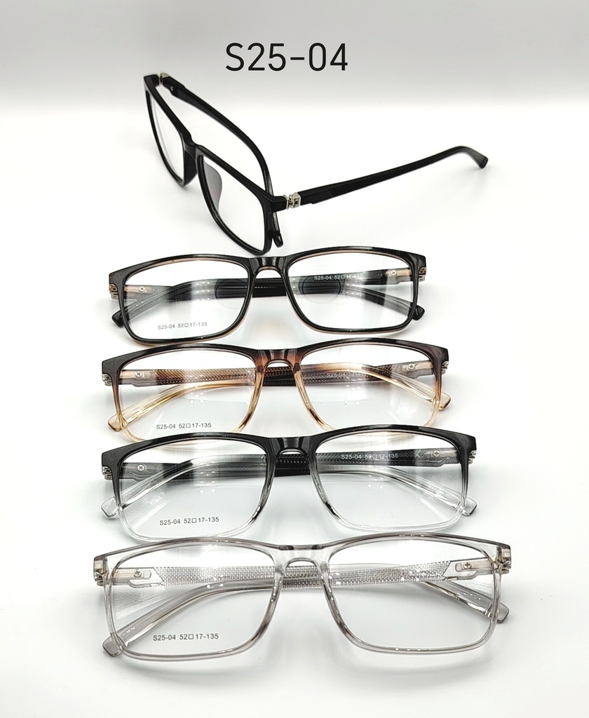 [IQ-s25-04-BLACK-O-F-P-M] IQ-s25-04 / Optical-FULL-Plastic-MEN (BLACK)