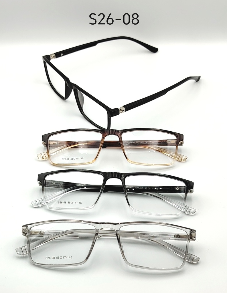 [IQ-S26-08-BLACK-O-F-P-W] IQ-S26-08 / Optical-FULL-Plastic-WOMEN (BLACK)