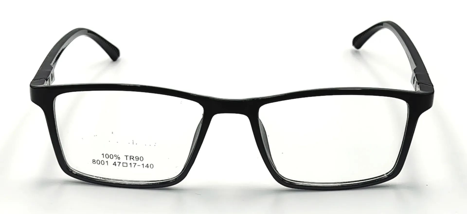 [IQ-TR8001-BLACK-O-F-P-M] IQ-TR8001 / نظارات طبية كاملة بلاستيكية - رجال (BLACK)