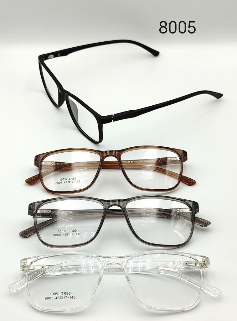 [IQ-TR8005-BLACK-O-F-P-M] IQ-TR8005 / Optical-FULL-Plastic-MEN (BLACK)