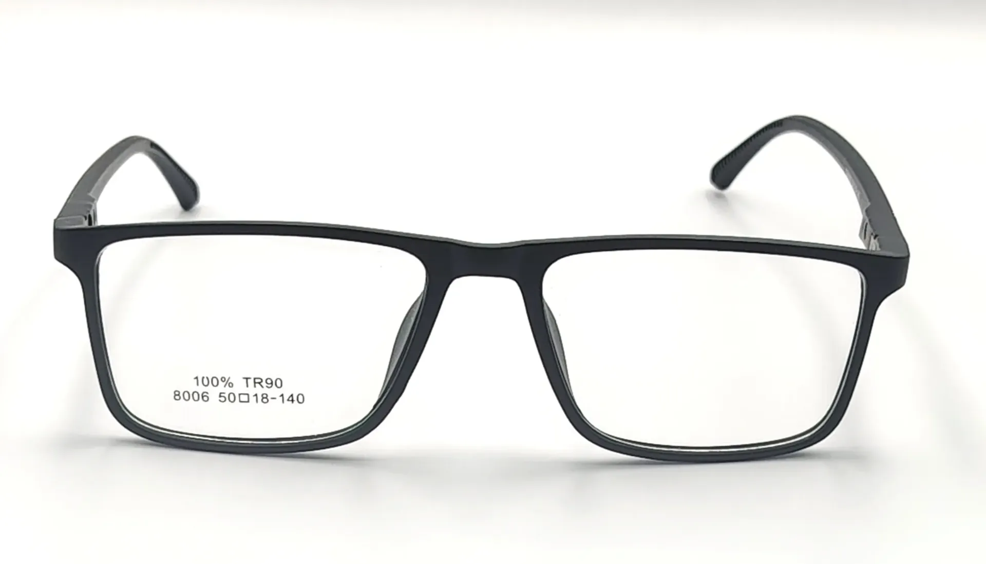 [IQ-8006-BLACK-O-F-P-M] IQ-8006 / Optical-FULL-Plastic-MEN (BLACK)
