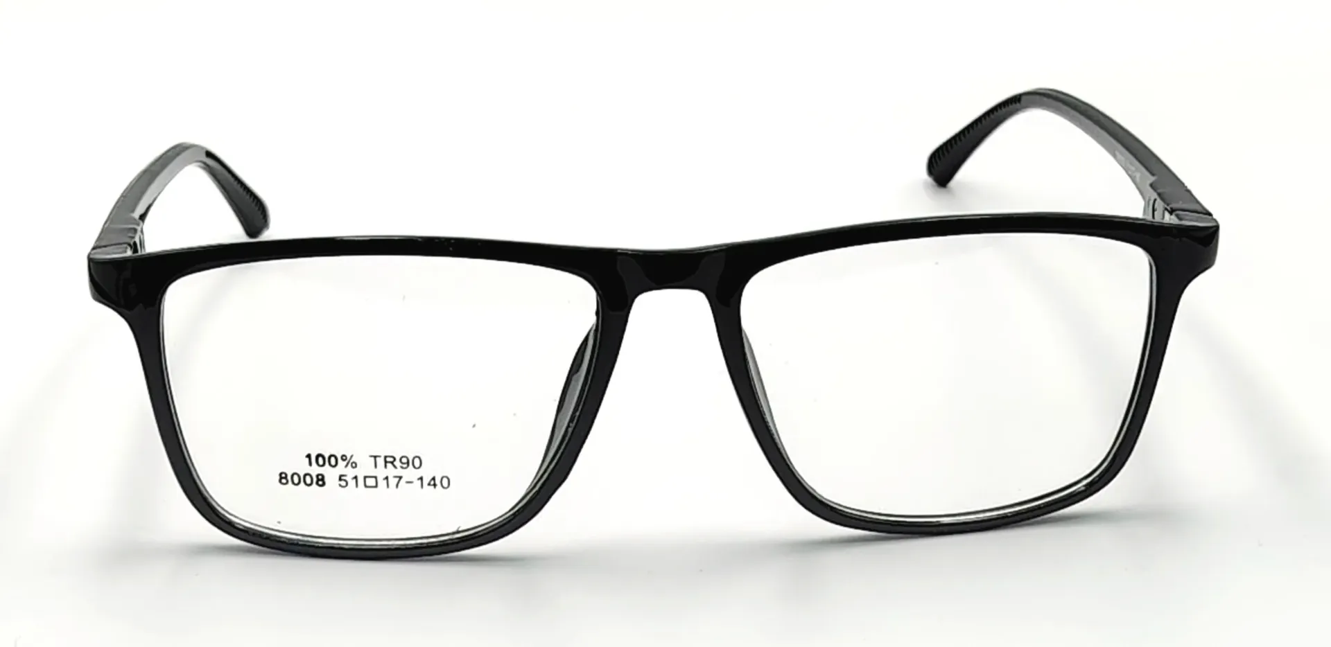 [IQ-8008-BLACK-O-F-P-M] IQ-8008 / Optical-FULL-Plastic-MEN (BLACK)