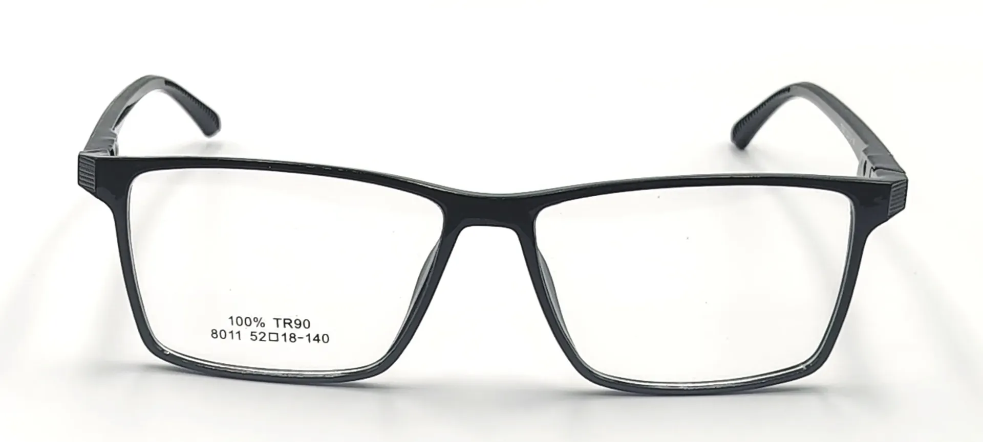 [IQ-8011-BLACK-O-F-P-M] IQ-8011 / Optical-FULL-Plastic-MEN (BLACK)