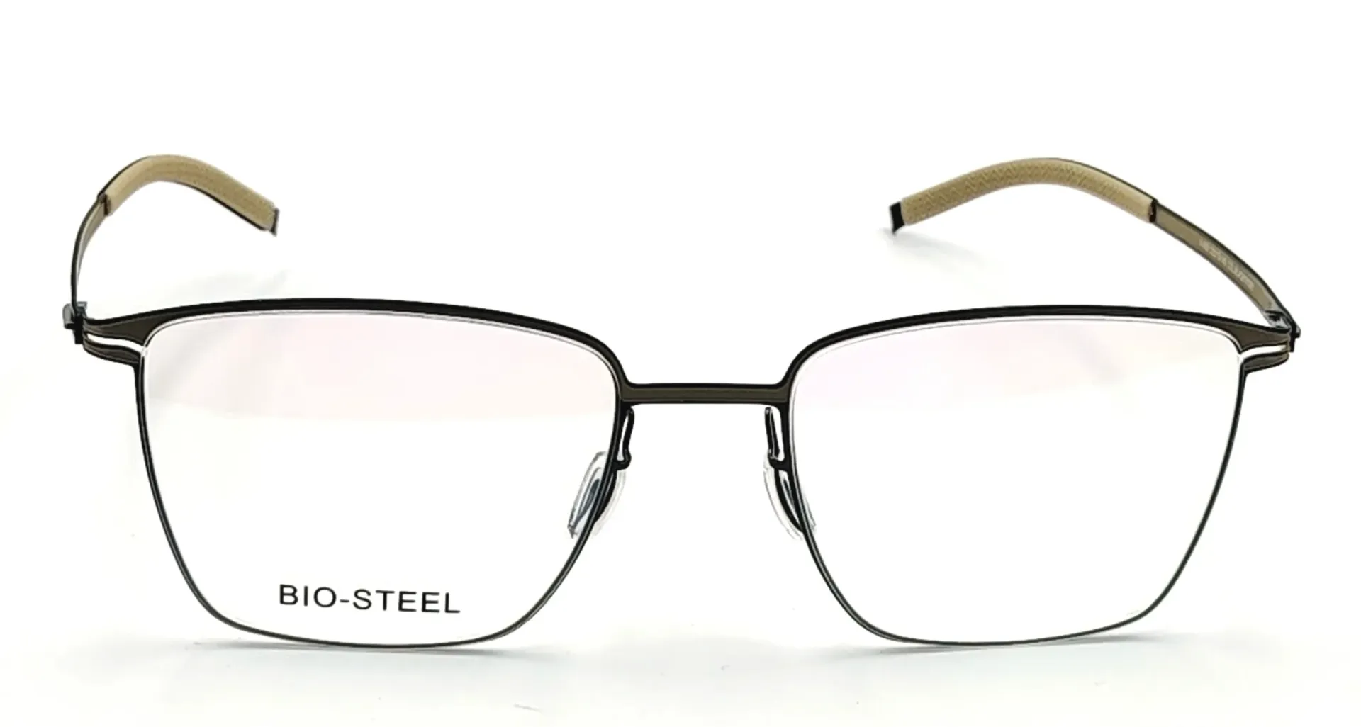 [IP TETANUM-v-459-BLACK/IVORY-O-F-M-M] IP TETANUM-V-459 / Optical-FULL-Metal-MEN (BLACK/IVORY)