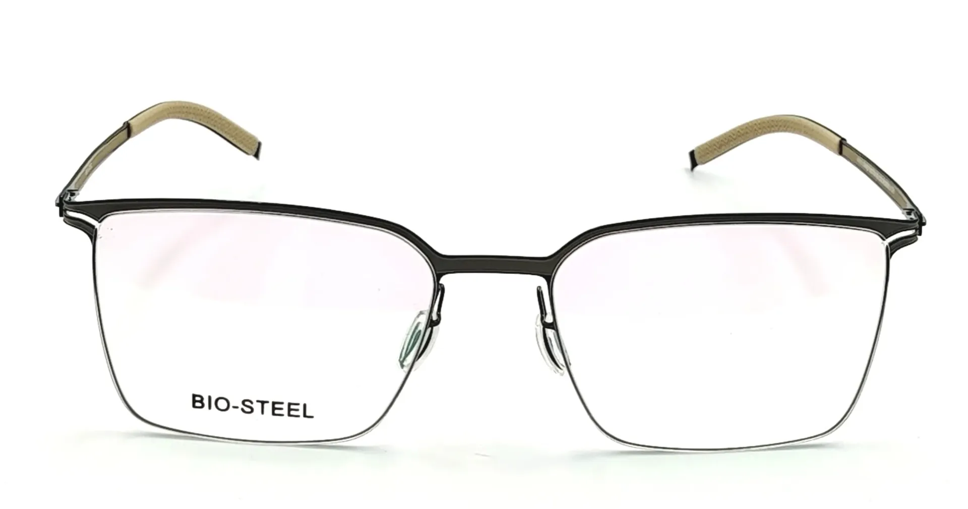 [IP TETANUM-v-463-BLACK/IVORY-O-F-M-M] IP TETANUM-V-463 / Optical-FULL-Metal-MEN (BLACK/IVORY)