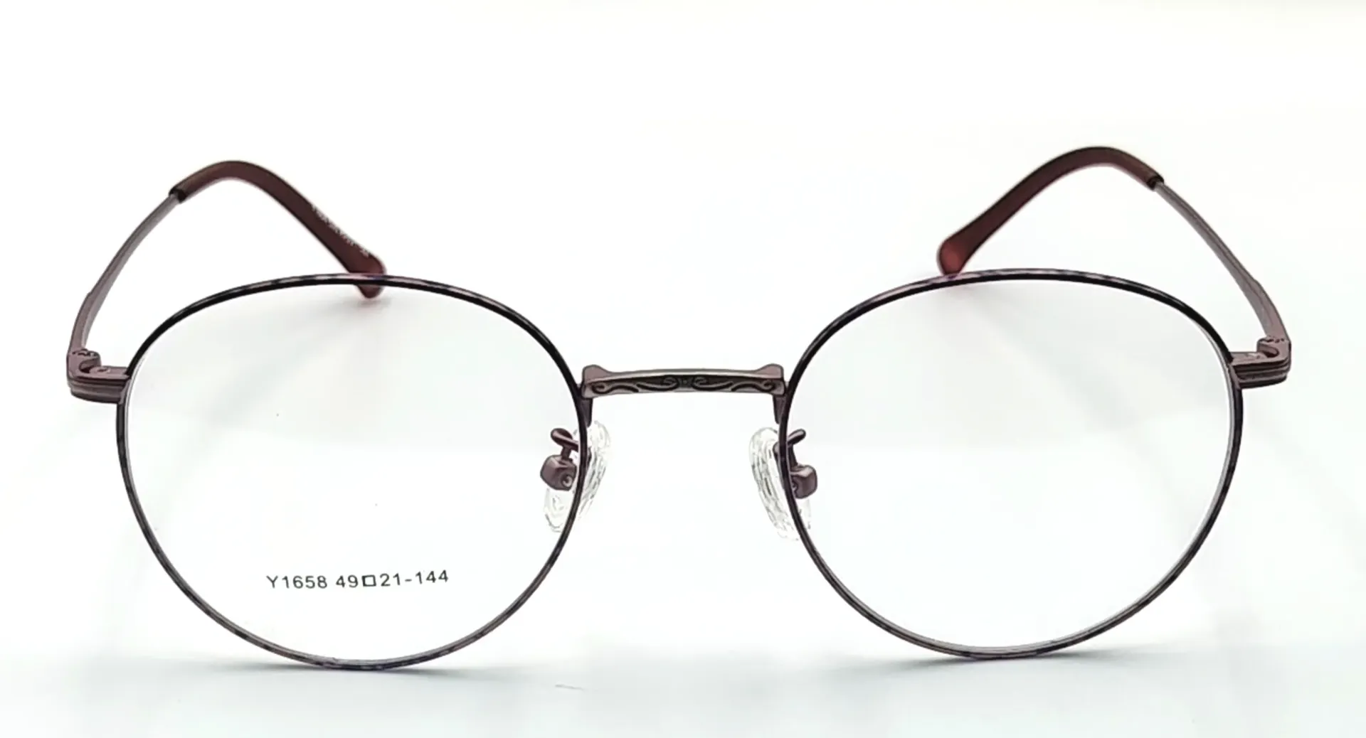 IQ-Y1658 / نظارات طبية كاملة معدنية - نساء