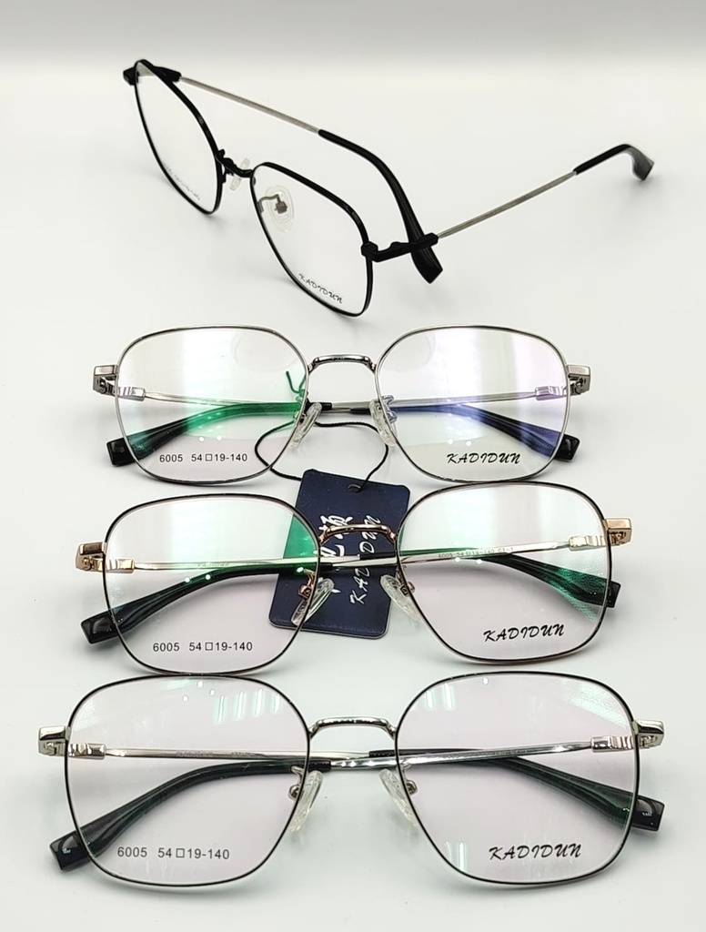 [KADIDUM-6005-BLACK-O-F-M-W] KADIDUM-6005 / Optical-FULL-Metal-WOMEN (BLACK)