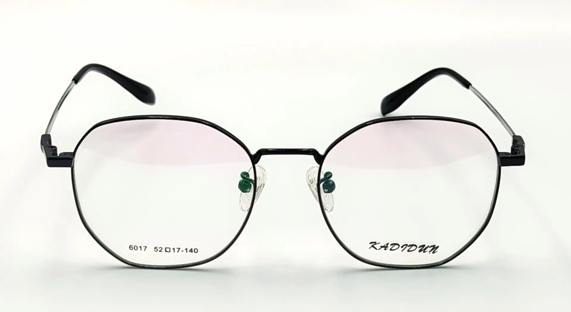 [KADIDUM-6017-BLACK/SILVER-O-F-M-W] KADIDUM-6017 / Optical-FULL-Metal-WOMEN (BLACK/SILVER)