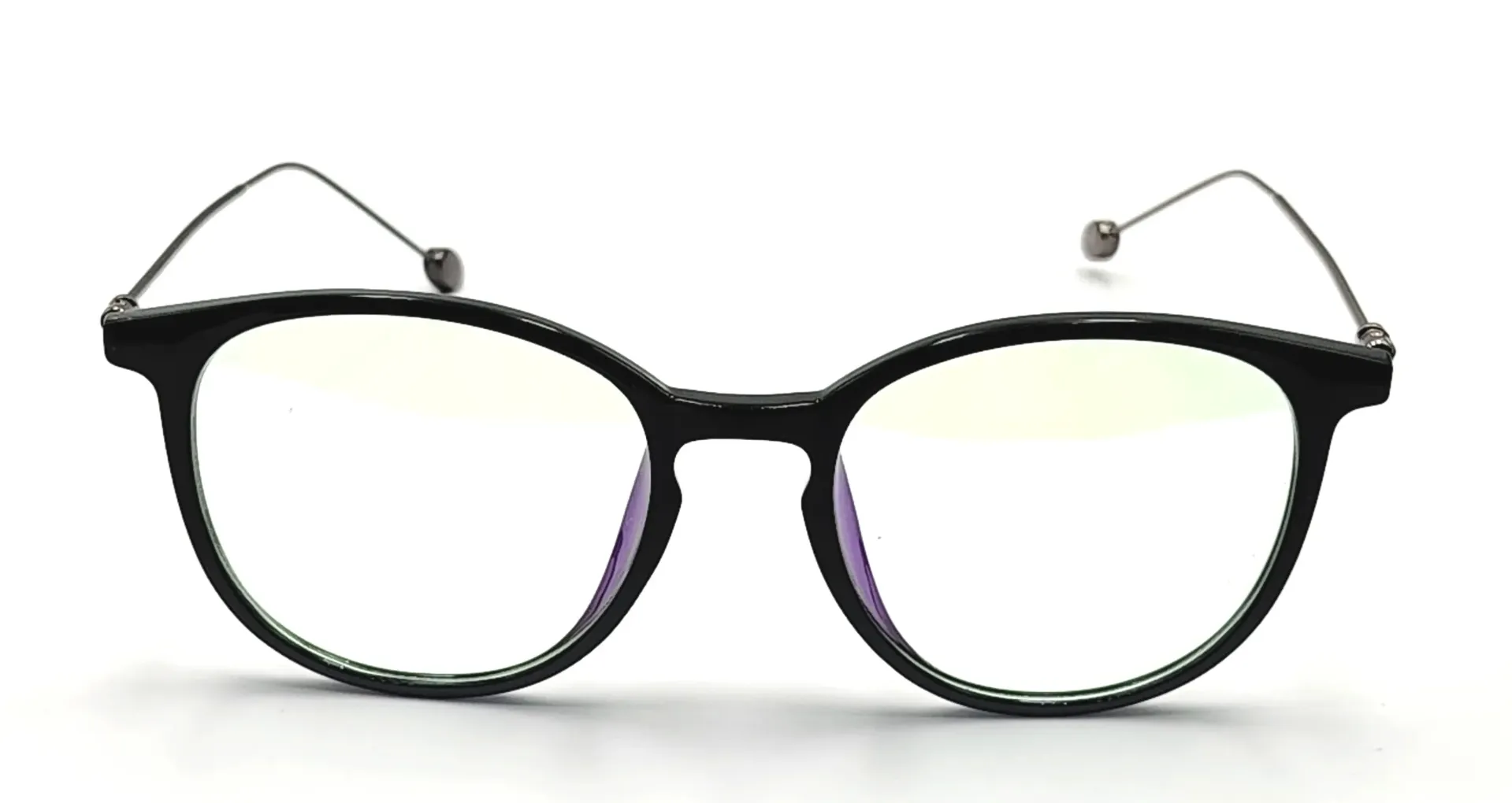 [IQ-1712-BLACK/SILVER-O-F-P-U] IQ-1712 / Optical-FULL-Plastic-UNI (BLACK/SILVER)