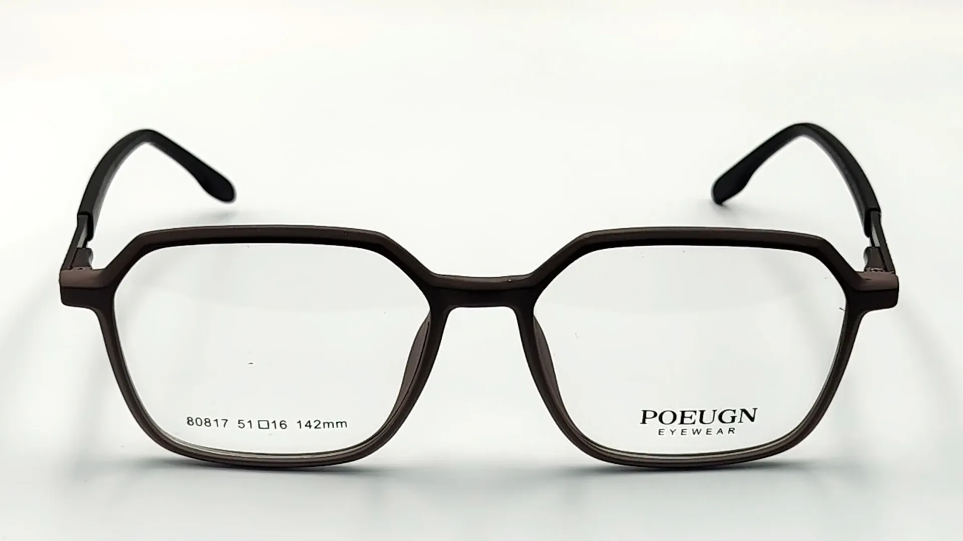 POEUGN-80817 / نظارة طبية-كامل-بلاستيك-للجنسين