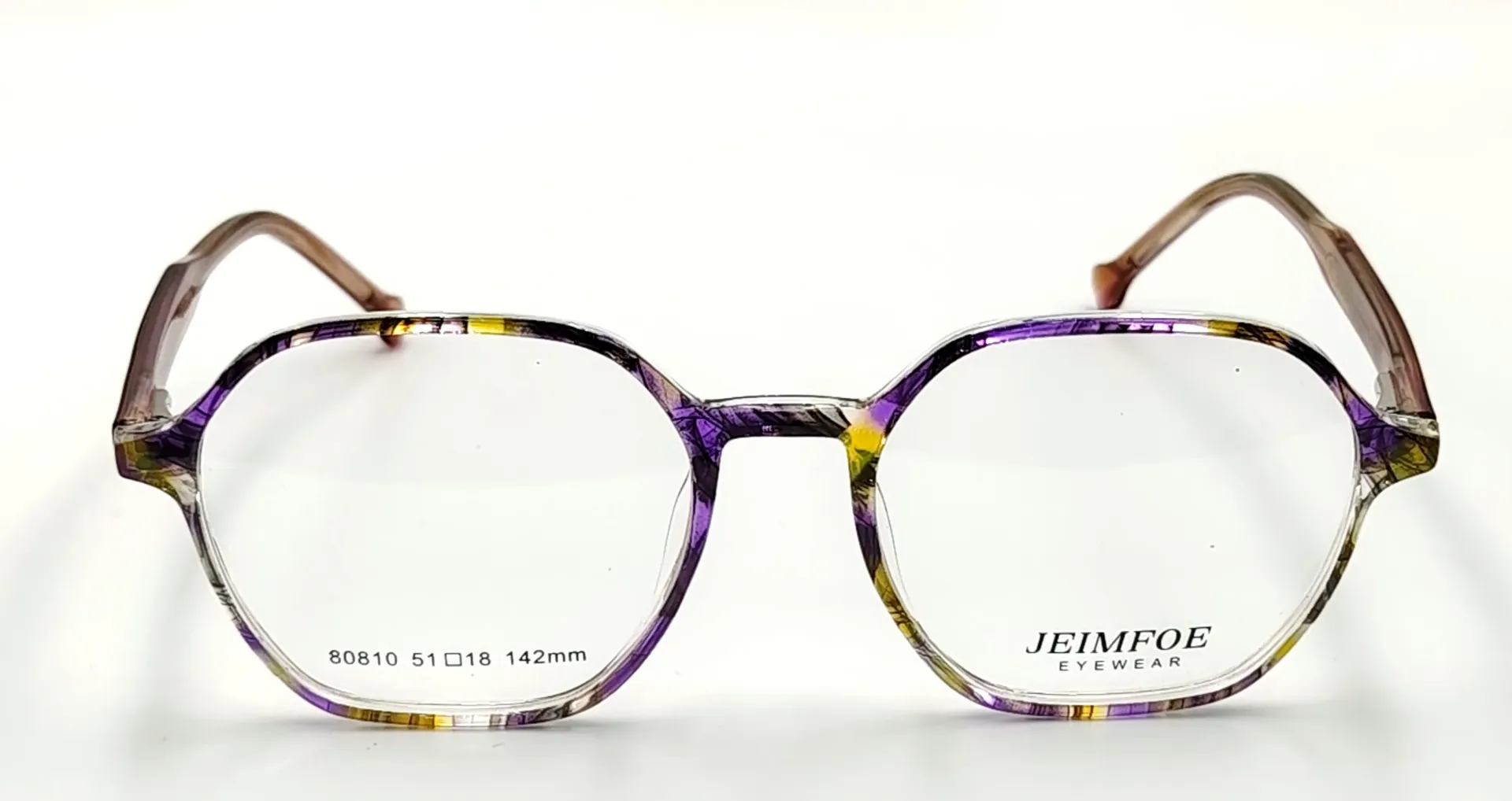 JEIMFOE-80810 / نظارة طبية-كامل-بلاستيك-للجنسين