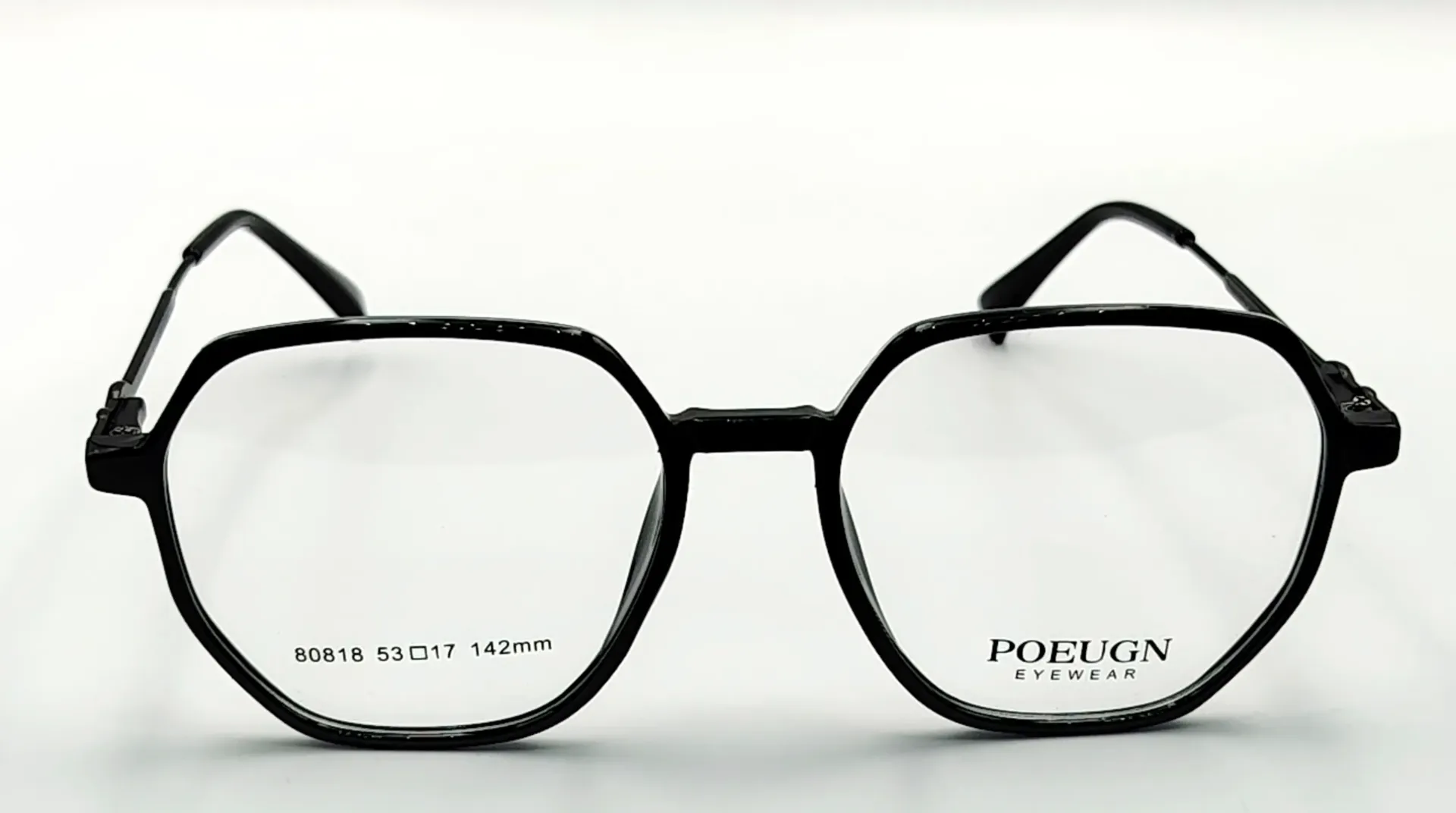POEUGN-80818 / نظارات طبية-كامل-بلاستيكي-رجال