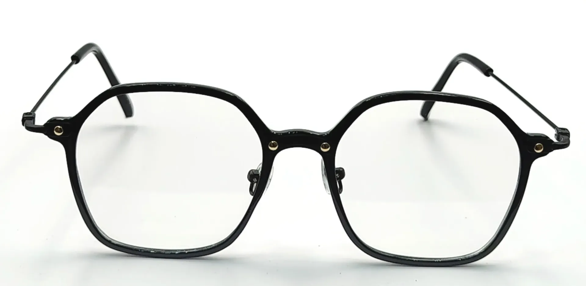 [IQ-6155-BLACK-O-F-P-U] IQ-6155 / نظارة طبية-كامل-بلاستيكي-للجنسين (BLACK)