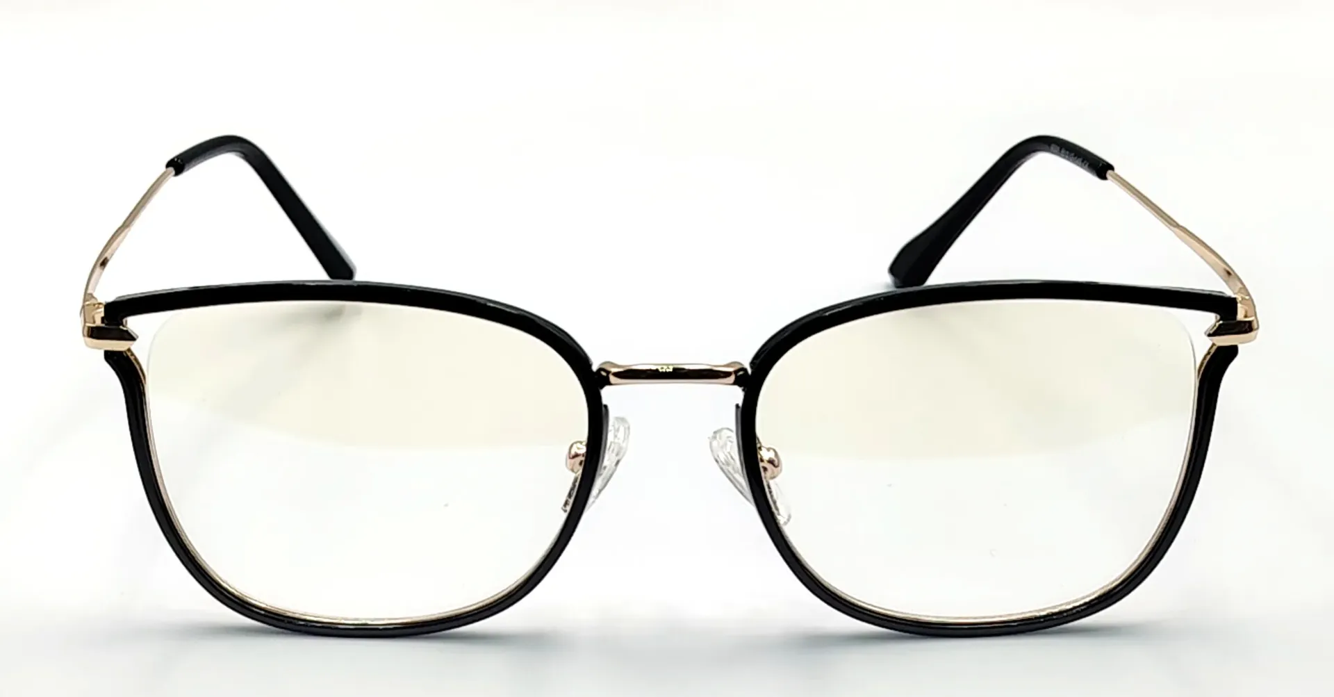 [IQ-9001-BLACK/GOLD-O-F-M-W] IQ-9001 / Optical-FULL-Metal-WOMEN (BLACK/GOLD)