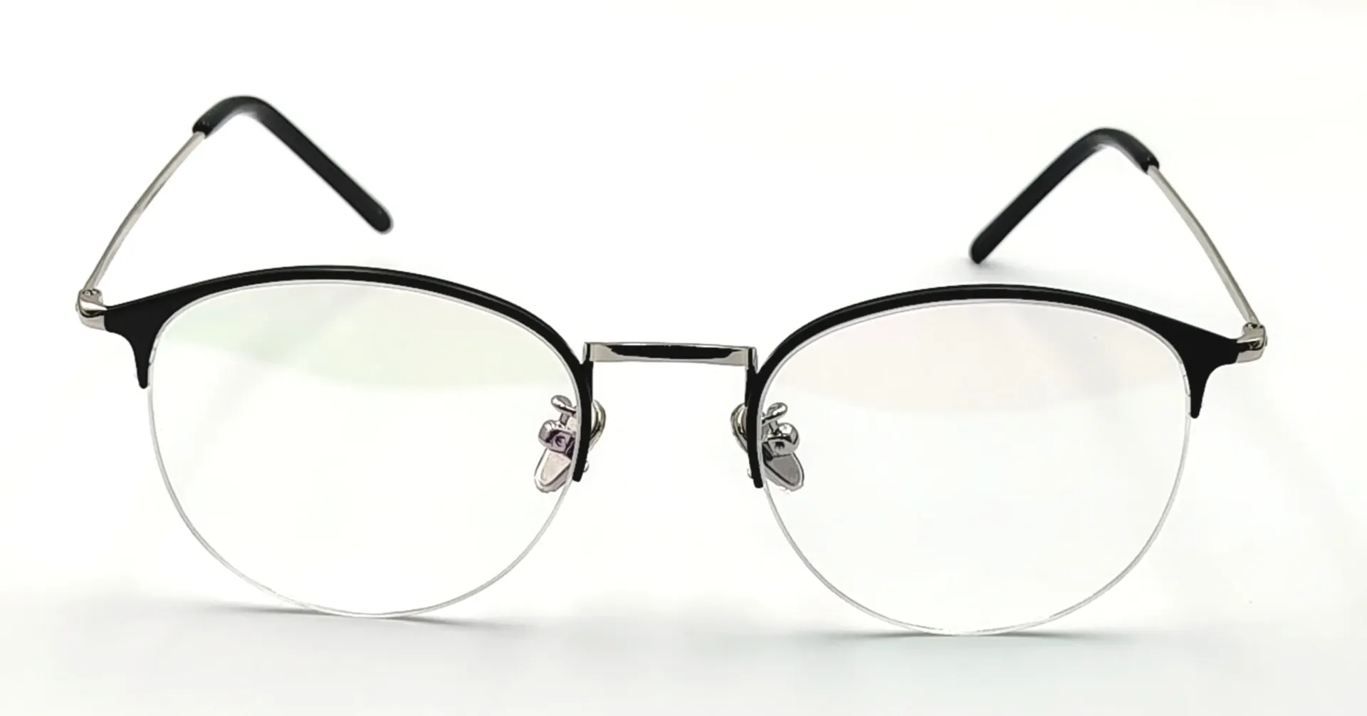 IQ-10028 / نظارات- طبية-معدنية-نصفية-للنساء
