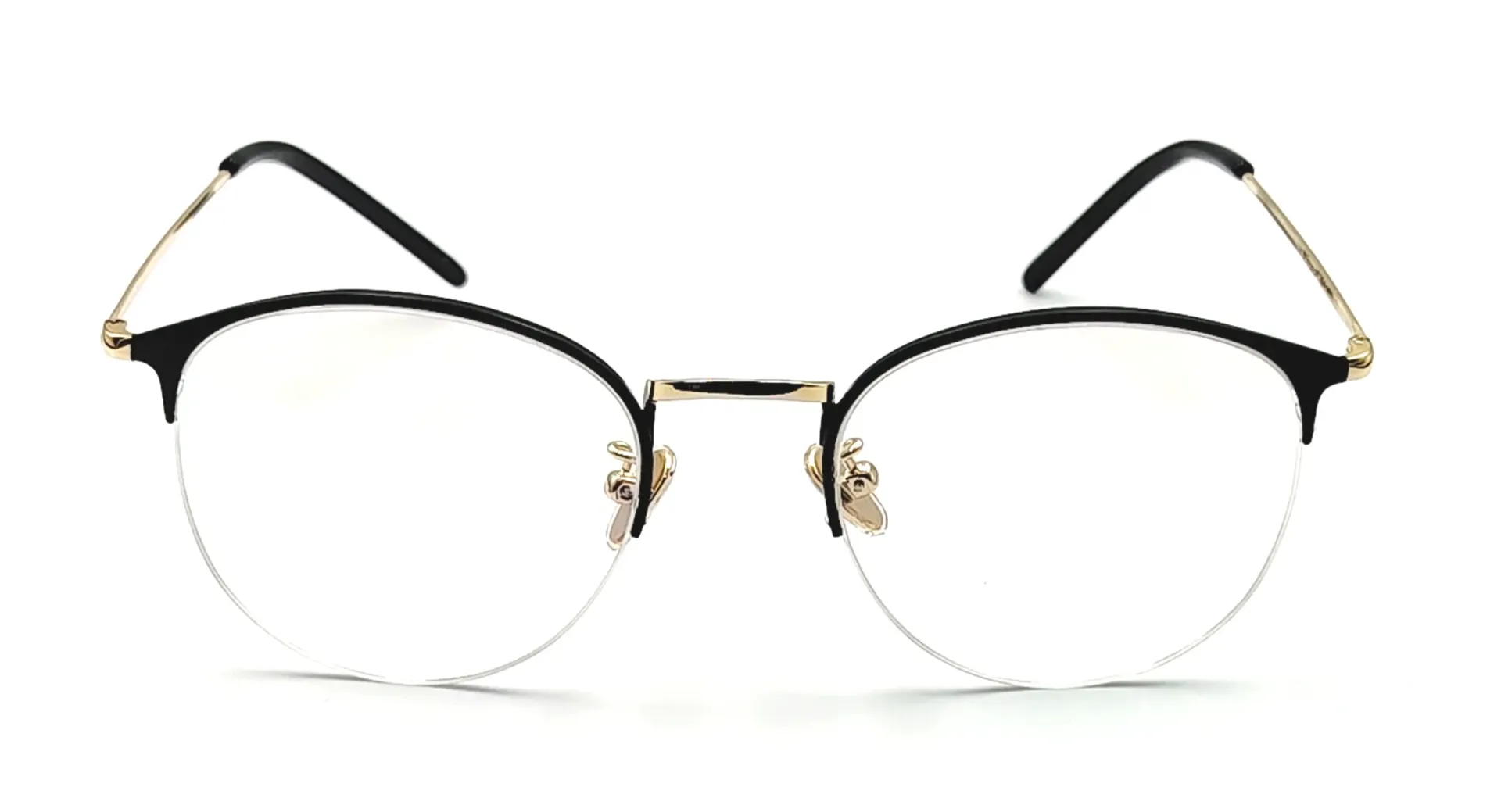 IQ-10028 / نظارات- طبية-معدنية-نصفية-للنساء